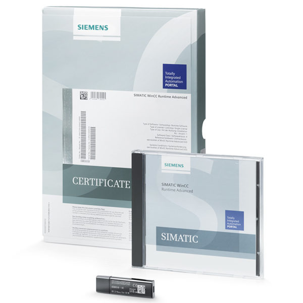 6AV2104-0DA05-0AA0 - SIMATIC WinCC Runtime Advanced V15.1 512 PowerTags (DVD + USB) | Siemens