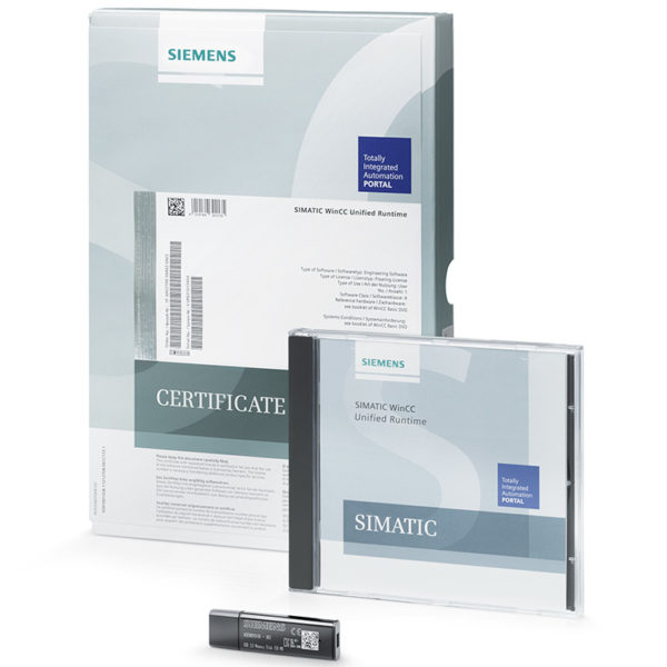 6AV2154-1EB01-7AA0 - SIMATIC WinCC Unified V17 PC Runtime 500 PowerTags (DVD + USB) | Siemens