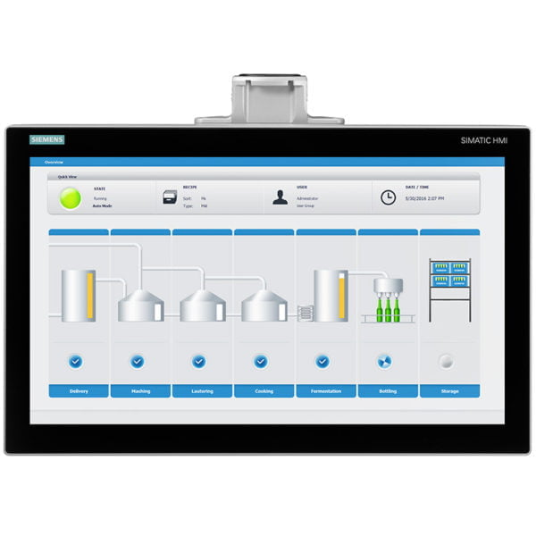 6AV7251-5BA00-0FA0 - SIMATIC IPC477E PRO 15" Multitouch, Core i5-6442EQ, 4GB RAM, 240GB SSD | Siemens