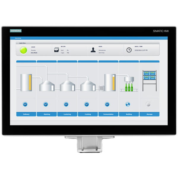 6AV7251-5CA00-0FA0 - SIMATIC IPC477E PRO 15" Multitouch, Core i5-6442EQ, 4GB RAM, 240GB SSD | Siemens