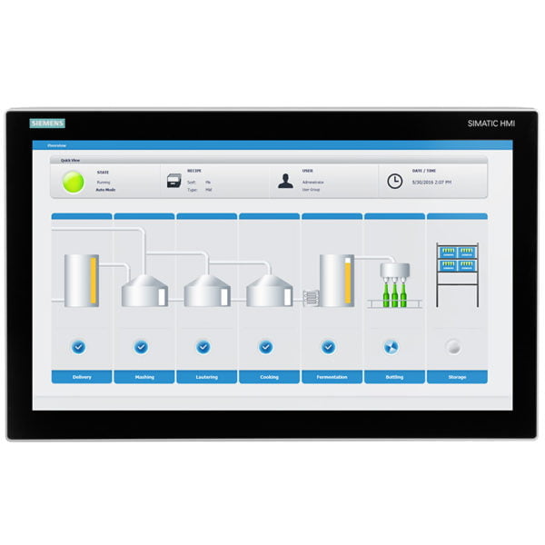 6AV7251-5DA00-0FA0 - SIMATIC IPC477E PRO 15" Multitouch, Core i5-6442EQ, 4GB RAM, 240GB SSD | Siemens