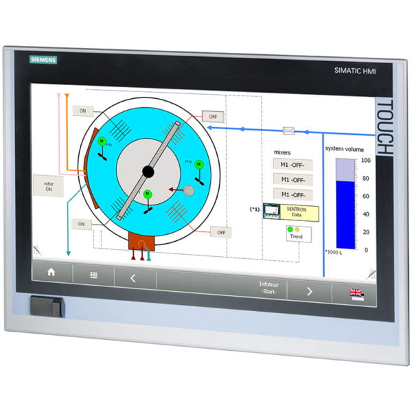 6AV7882-0ED60-8DA0 - SIMATIC IPC277E 19” Touch, Celeron N2930, 8GB RAM, 480GB SSD, Win10 | Siemens