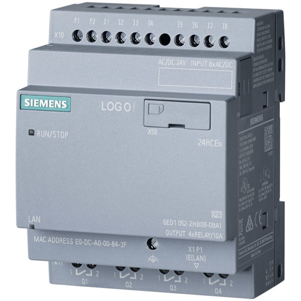 6ED1052-2HB08-0BA1 - Bộ điều khiển LOGO! 24RCEo 8 DI/4DO | Siemens
