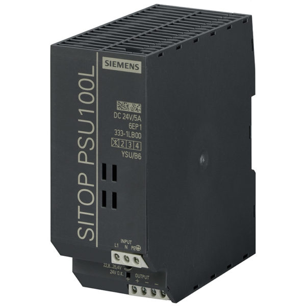 6EP1333-1LB00 - Bộ nguồn 24VDC/5A (120/230VAC) SITOP PSU100L | Siemens