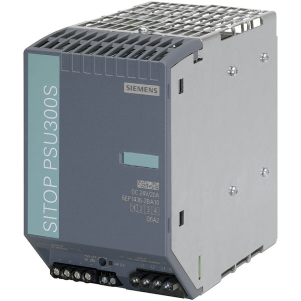 6EP1436-2BA10 - Bộ nguồn 24VDC/20A (400-500VAC) SITOP PSU300S | Siemens