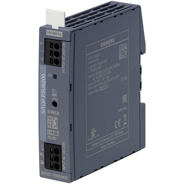 6EP3331-7SB00-0AX0 - Bộ nguồn 24VDC/1.3A (120-230VAC/DC) SITOP PSU6200 | Siemens