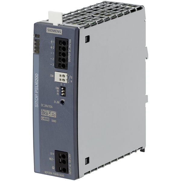6EP3334-7SB00-3AX0 - Bộ nguồn 24VDC/10A (120-230VAC/DC) SITOP PSU6200 | Siemens