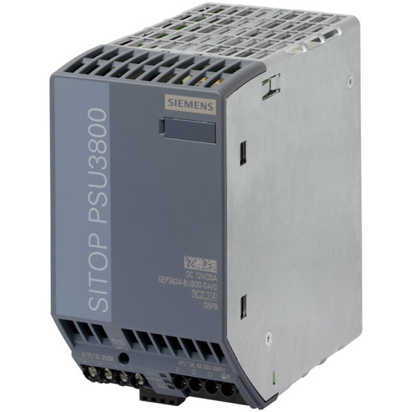 6EP3424-8UB00-0AY0 - Bộ nguồn 12VDC/20A (400-500VAC) SITOP PSU3800 | Siemens