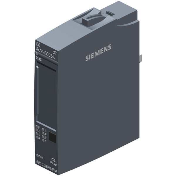 6ES7132-6BF01-2BA0 - DQ 8x24 VDC/0.5A ST SIMATIC ET 200SP | Siemens