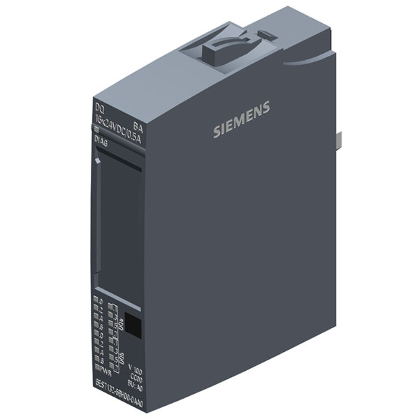 6ES7132-6BH00-2AA0 - DQ 16x24 VDC/0.5A BA SIMATIC ET 200SP | Siemens