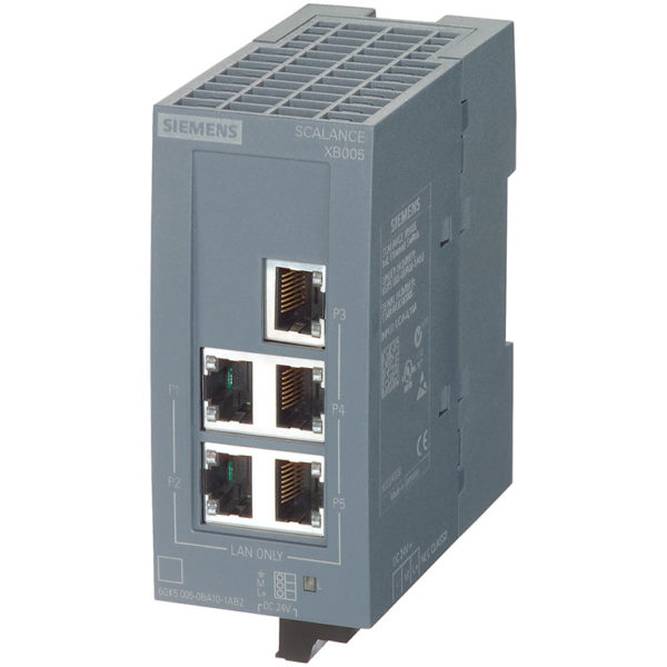 6GK5005-0GA10-1AB2 - Switch công nghiệp 5 ports 10/100/1000 Mbit/s SCALANCE XB005G Unmanaged & Layer 2 | Siemens