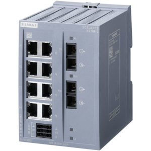 6GK5108-2BD00-2AB2 - Switch công nghiệp 8 cổng RJ45 10/100 Mbit/s + 2 cổng SC 100 Mbit/s Multi-mode SCALANCE XB108-2 Unmanaged & Layer 2 | Siemens