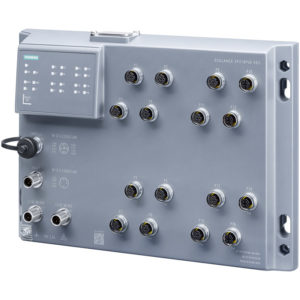6GK5216-0UA00-5ES6 - Switch công nghiệp 12 cổng M12 10/100 Mbps + 4 cổng M12 10/100/1000 Mbps, IP65, EN 50155, EN45545 SCALANCE XP216PoE EEC Managed & Layer 2 | Siemens