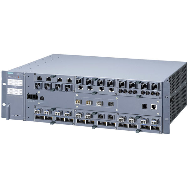 6GK5552-0AA00-2AR2 - Switch công nghiệp 4 cổng SFP+ 1000/10000 Mbit/s + 12 cổng 100/1000 Mbit/s (mô-đun, điện, quang, PoE) SCALANCE XR552-12M Managed & Layer 3 | Siemens