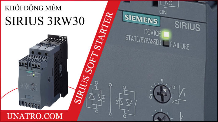 Khởi động mềm SIRIUS 3RW30 (SIRIUS soft starter) Siemens