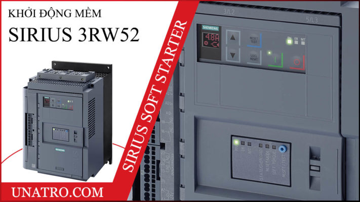 Khởi động mềm SIRIUS 3RW52 (SIRIUS soft starter) Siemens