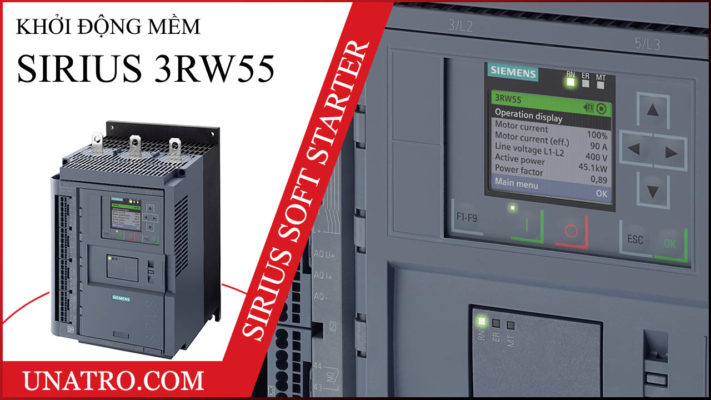 Khởi động mềm SIRIUS 3RW55 (SIRIUS soft starter) Siemens